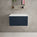 Raffinata Single Drawer Countertop Vanity Unit - Matt Indigo 600mm