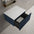 Raffinata Single Drawer Countertop Vanity Unit - Matt Indigo 600mm