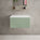 Raffinata Single Drawer Countertop Vanity Unit - Matt Light Green 600mm
