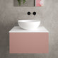 Raffinata Single Drawer Countertop Vanity Unit - Matt Pink 600mm image