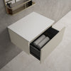 Raffinata Single Drawer Countertop Vanity Unit - Matt Stone 600mm image