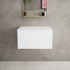 Raffinata Single Drawer Countertop Vanity Unit - Matt White 600mm image