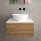 Raffinata Single Drawer Countertop Vanity Unit - Oak 600mm image