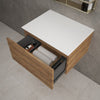 Raffinata Single Drawer Countertop Vanity Unit - Oak 600mm image