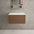 Raffinata Single Drawer Countertop Vanity Unit - Walnut 600mm
