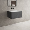Raffinata One Drawer Vanity Unit With Beyondstone Basin - Dark Concrete 600mm image