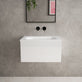 Raffinata One Drawer Vanity Unit  With Beyondstone Basin - Gloss White 600mm image