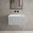 Raffinata One Drawer Vanity Unit  With Beyondstone Basin - Light Concrete 600mm