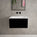 Raffinata One Drawer Vanity Unit  With Beyondstone Basin - Matt Black 600mm