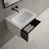 Raffinata One Drawer Vanity Unit  With Beyondstone Basin - Matt Cashmere 600mm image