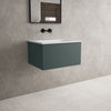 Raffinata One Drawer Vanity Unit  With Beyondstone Basin - Matt Dark Green 600mm image