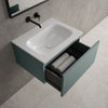 Raffinata One Drawer Vanity Unit  With Beyondstone Basin - Matt Dark Green 600mm image