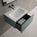 Raffinata One Drawer Vanity Unit  With Beyondstone Basin - Matt Dark Green 600mm