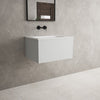 Raffinata One Drawer Vanity Unit  With Beyondstone Basin - Matt Dove 600mm image