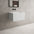 Raffinata One Drawer Vanity Unit  With Beyondstone Basin - Matt Dove 600mm