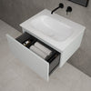 Raffinata One Drawer Vanity Unit  With Beyondstone Basin - Matt Dove 600mm image