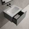 Raffinata One Drawer Vanity Unit  With Beyondstone Basin - Matt Dust 600mm image