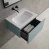 Raffinata One Drawer Vanity Unit  With Beyondstone Basin - Matt Fjord 600mm image