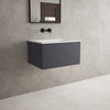 Raffinata One Drawer Vanity Unit  With Beyondstone Basin - Matt Graphite 600mm image