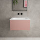Raffinata One Drawer Vanity Unit  With Beyondstone Basin - Matt Pink 600mm image
