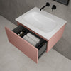 Raffinata One Drawer Vanity Unit  With Beyondstone Basin - Matt Pink 600mm image