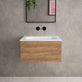 Raffinata One Drawer Vanity Unit  With Beyondstone Basin - Oak 600mm image