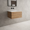 Raffinata One Drawer Vanity Unit  With Beyondstone Basin - Oak 600mm image