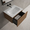 Raffinata One Drawer Vanity Unit  With Beyondstone Basin - Oak 600mm image