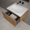 Raffinata One Drawer Vanity Unit  With Beyondstone Basin - Oak 600mm image