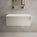 Raffinata Single Drawer Countertop Vanity Unit - Gloss Cashmere 800mm