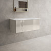 Raffinata Single Drawer Countertop Vanity Unit - Gloss Cashmere 800mm image