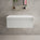 Raffinata Single Drawer Countertop Vanity Unit - Gloss Dove 800mm