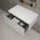 Raffinata Single Drawer Countertop Vanity Unit - Gloss Dove 800mm