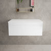 Raffinata Single Drawer Countertop Vanity Unit - Gloss White 800mm image
