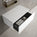 Raffinata Single Drawer Countertop Vanity Unit - Gloss White 800mm