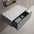 Raffinata Single Drawer Countertop Vanity Unit - Light Concrete 800mm
