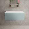 Raffinata Single Drawer Countertop Vanity Unit - Matt Fjord 800mm image