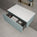 Raffinata Single Drawer Countertop Vanity Unit - Matt Fjord 800mm