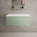 Raffinata Single Drawer Countertop Vanity Unit - Matt Light Green 800mm