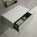 Raffinata Single Drawer Countertop Vanity Unit - Matt Light Green 800mm