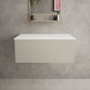 Raffinata Single Drawer Countertop Vanity Unit - Matt Stone 800mm image