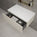 Raffinata Single Drawer Countertop Vanity Unit - Matt Stone 800mm