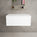 Raffinata Single Drawer Countertop Vanity Unit - Matt White 800mm
