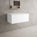 Raffinata Single Drawer Countertop Vanity Unit - Matt White 800mm