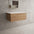Raffinata Single Drawer Countertop Vanity Unit - Oak 800mm