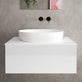 Raffinata Single Drawer Countertop Vanity Unit - Gloss White 800mm image
