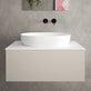 Raffinata Single Drawer Countertop Vanity Unit - Matt Cashmere 800mm image