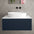 Raffinata Single Drawer Countertop Vanity Unit - Matt Indigo 800mm