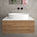 Raffinata Single Drawer Countertop Vanity Unit - Oak 800mm