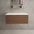 Raffinata Single Drawer Countertop Vanity Unit - Walnut 800mm